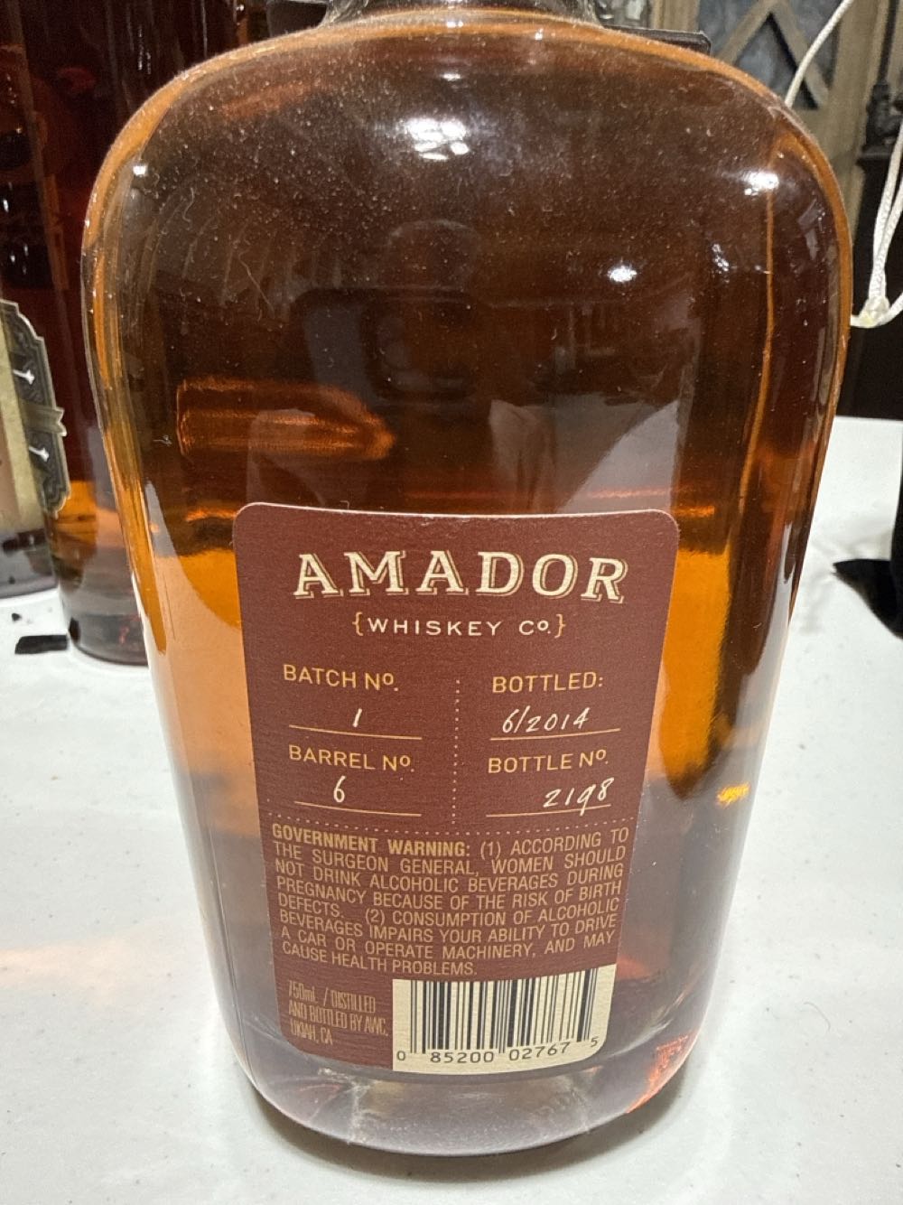 Amador Straight Hop Flavored - Charbay (750 mL) alcohol collectible [Barcode 085200027675] - Main Image 2