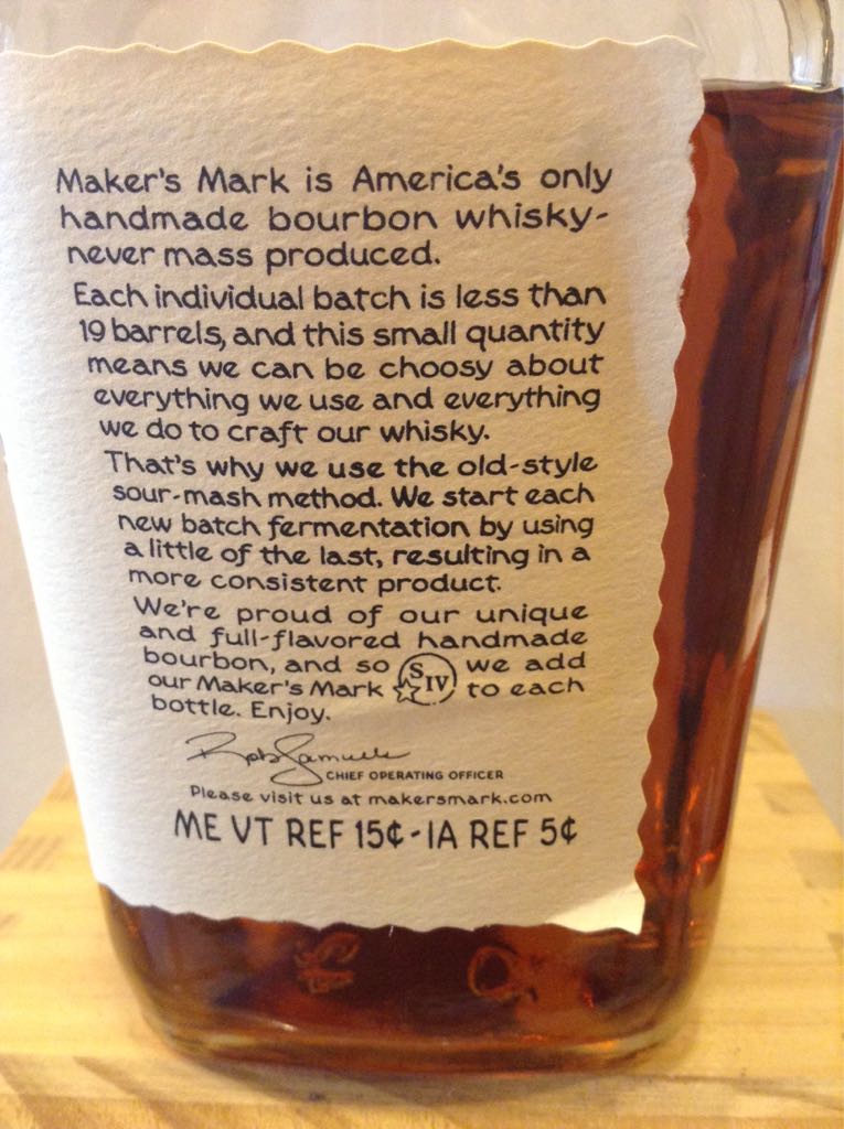 Maker’s Mark Pittsburg NH - Makers Mark Distillery, Inc. (750 mL) alcohol collectible [Barcode 085246139431] - Main Image 2