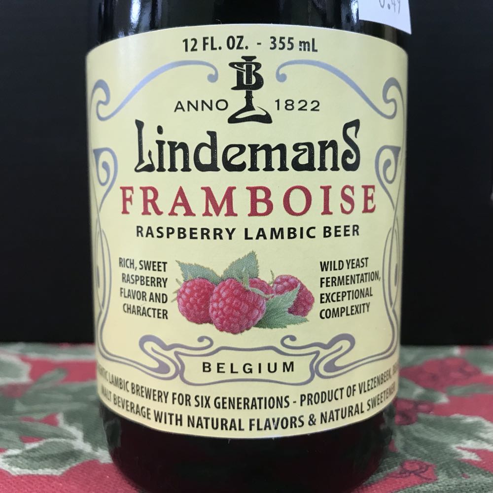 Raspberry Lambic - Lindemans (750 mL) alcohol collectible [Barcode 085725108149] - Main Image 2
