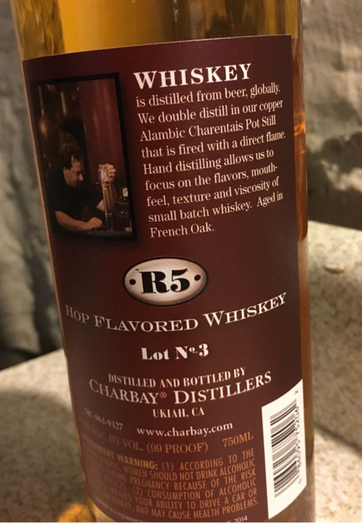 Charbay Hop Flavored Whiskey - Domaine Charbay Distillers (750 mL) alcohol collectible [Barcode 086095752062] - Main Image 2