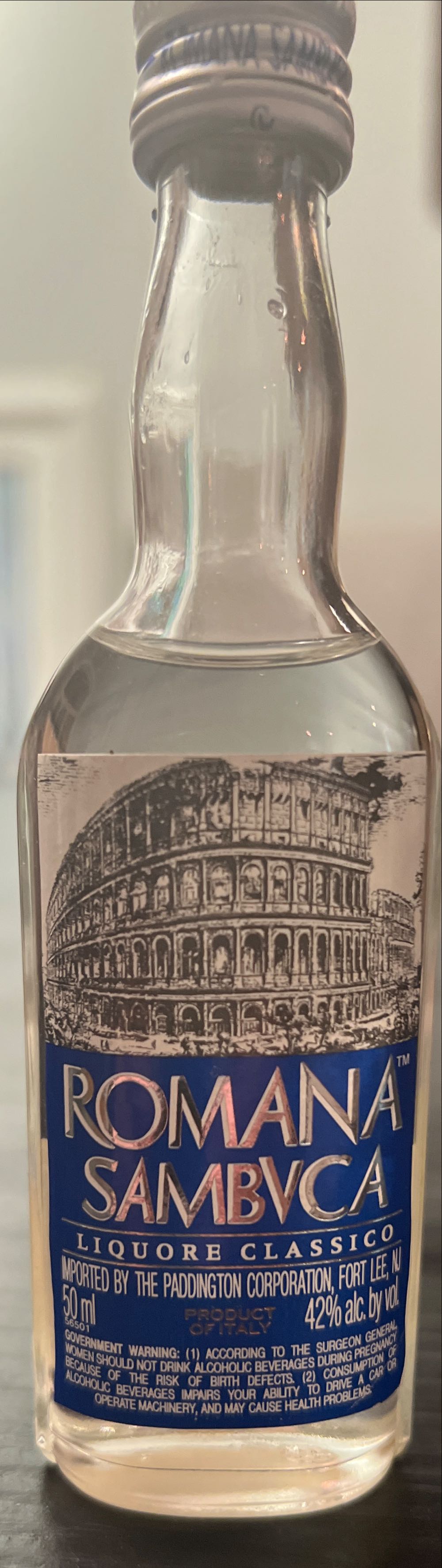 Romana Sambvca - Romana (375 mL) alcohol collectible [Barcode 086767220097] - Main Image 3