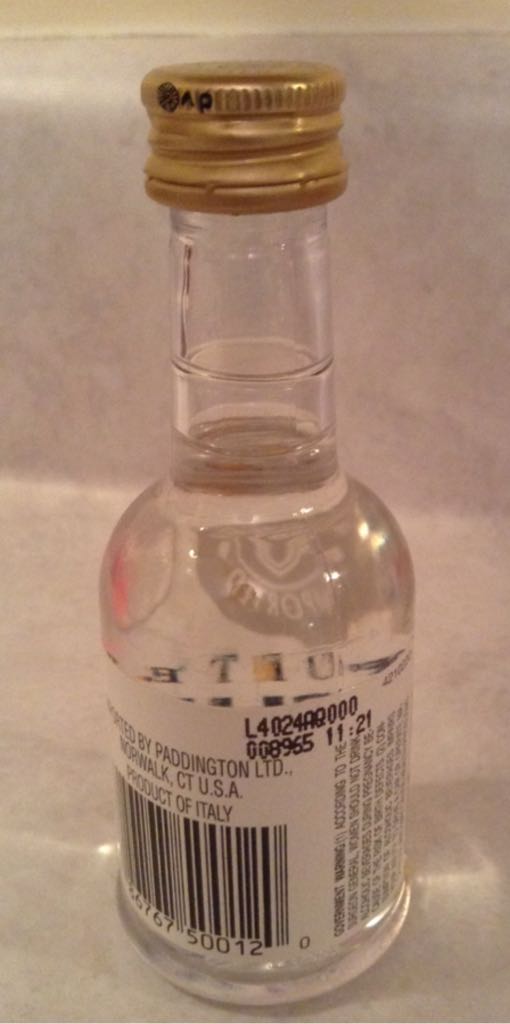 Goldschlager - Diageo (50mL) alcohol collectible [Barcode 086767500120] - Main Image 2