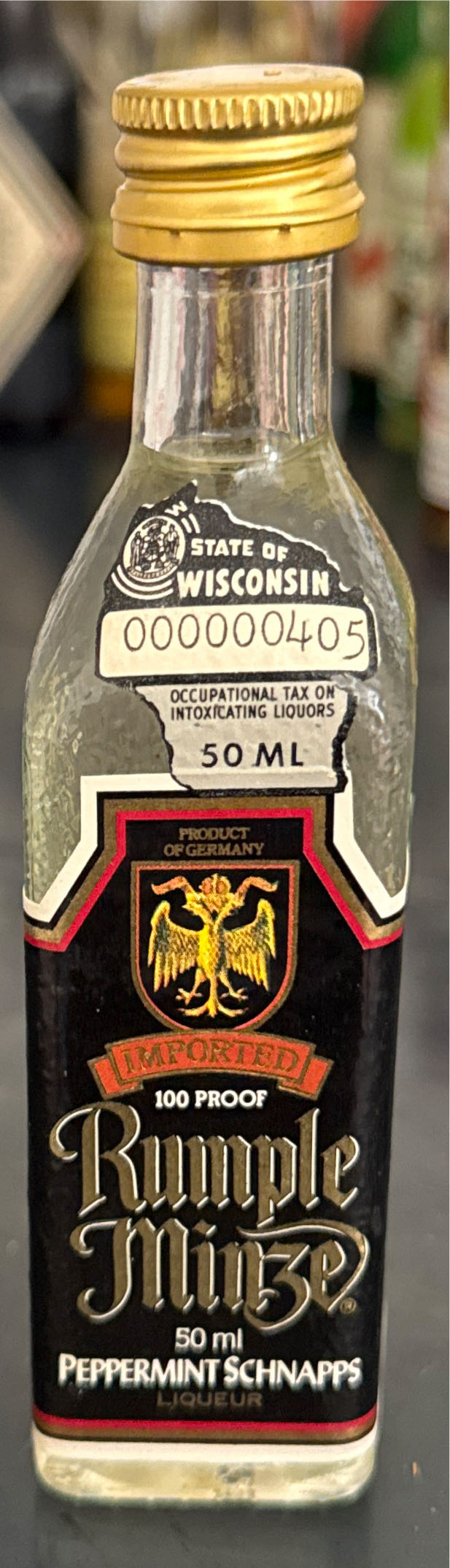 Rumple Minze - Frank (375 mL) alcohol collectible [Barcode 086767520043] - Main Image 3