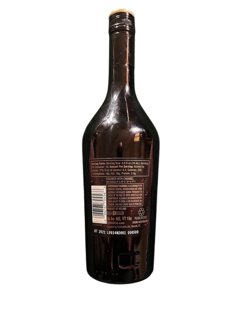 Baileys: Espresso Cream - Baileys (750 mL) alcohol collectible [Barcode 086767704566] - Main Image 2