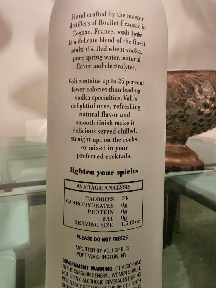 Voli Voli Voli Light - n/a (750 mL) alcohol collectible [Barcode 086785770062] - Main Image 3