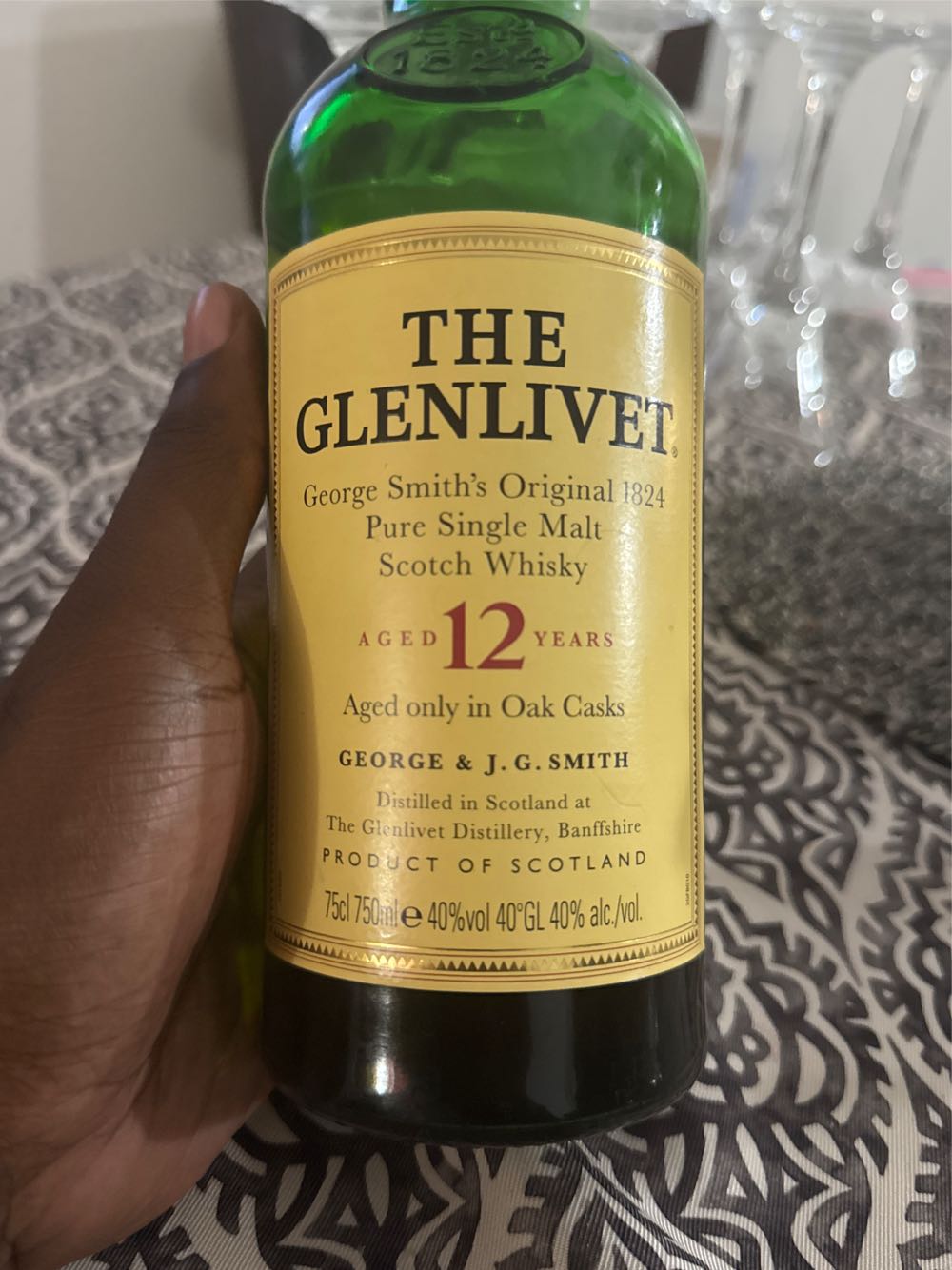The Glenlivet 12 Year - The Glenlivet Distillery (750 mL) alcohol collectible [Barcode 087000007093] - Main Image 2