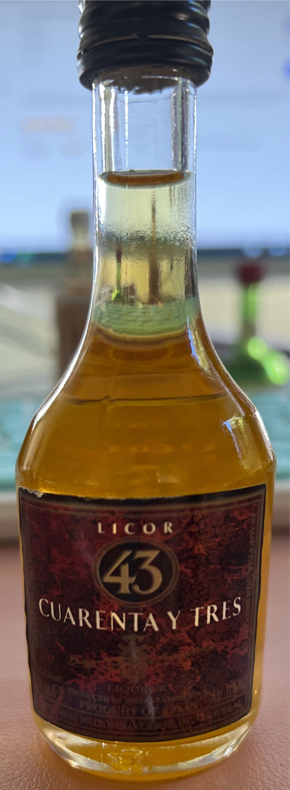 Licor 43 - DZ Licores S. I. (375 mL) alcohol collectible [Barcode 029929115404] - Main Image 2