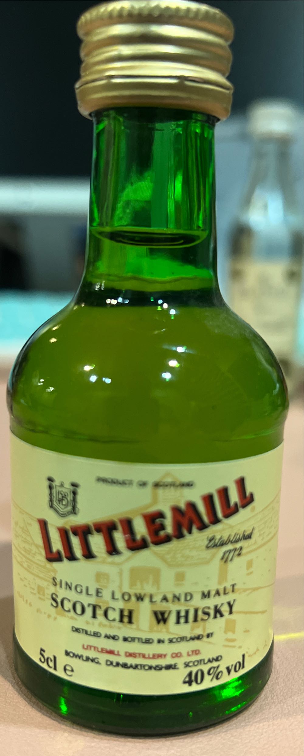 Littlemill 12 Year Old - Littlemill alcohol collectible [Barcode 087229114046] - Main Image 2