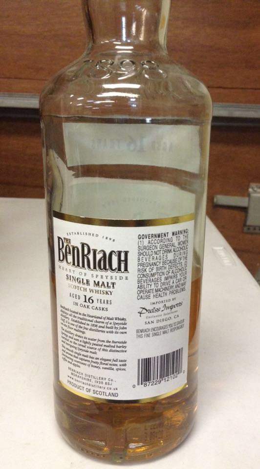 The BenRiach - Benriach Distillery (750 mL) alcohol collectible [Barcode 087229121020] - Main Image 2