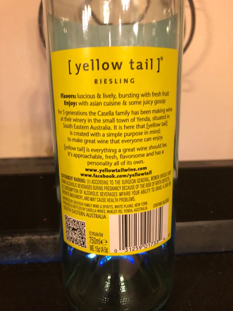 Yellow Tail - The Casella Family (750 mL) alcohol collectible [Barcode 031259017334] - Main Image 2