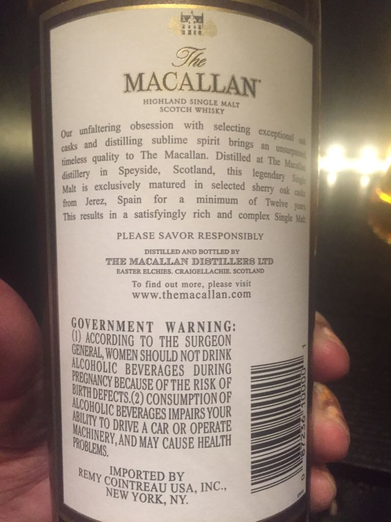 Macallan 12 Sherry Oak Cask - The Macallan Distillery (750mL) alcohol collectible [Barcode 087236100001] - Main Image 2