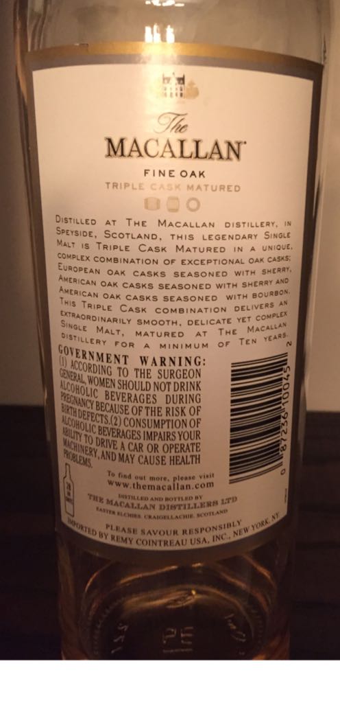 Macallan Single Malt Scotch - The Macallan Distillers (750 mL) alcohol collectible [Barcode 087236100452] - Main Image 2
