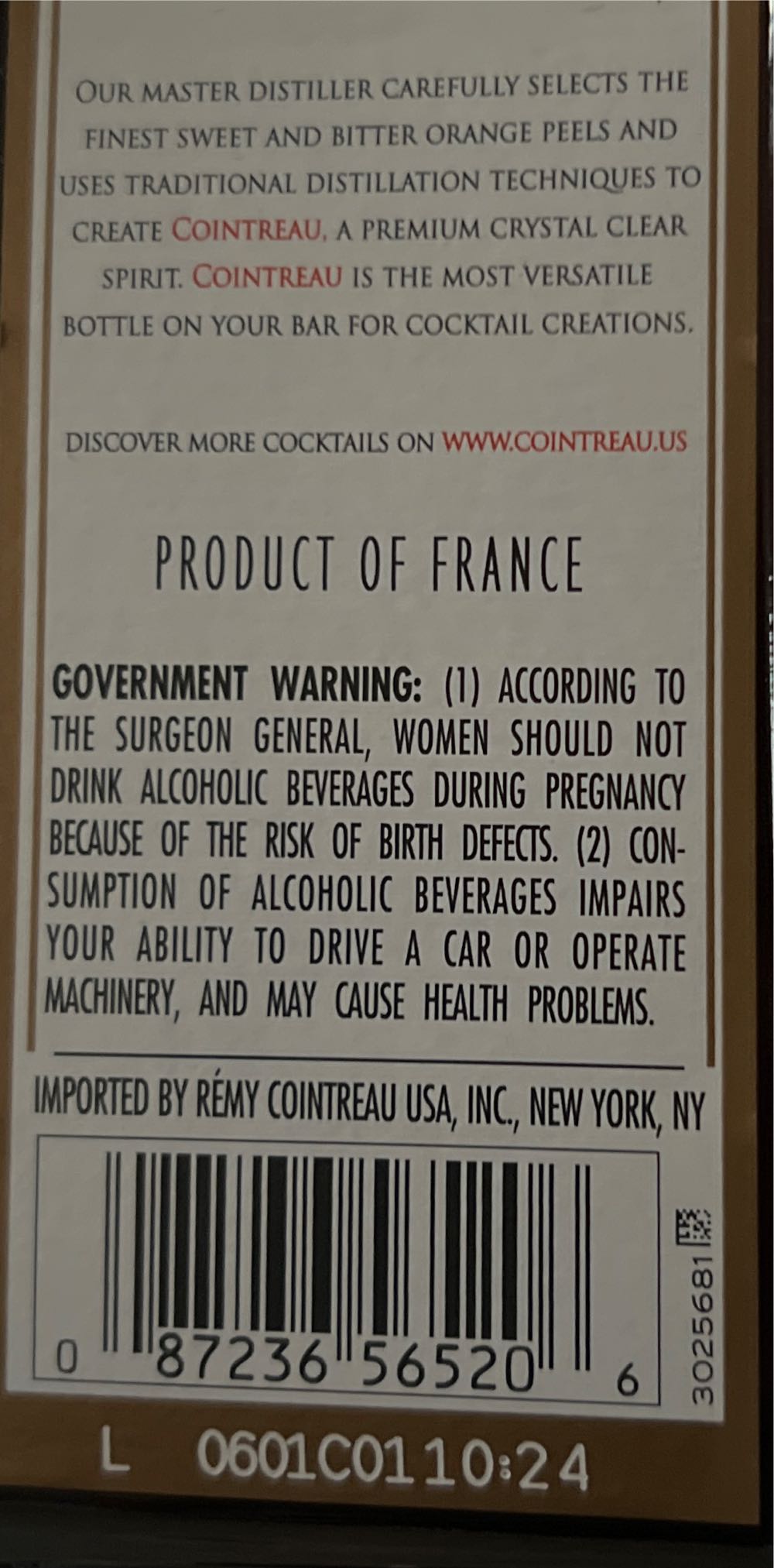 Cointreau - Douces Et Ameres (375 mL) alcohol collectible [Barcode 087236565206] - Main Image 4