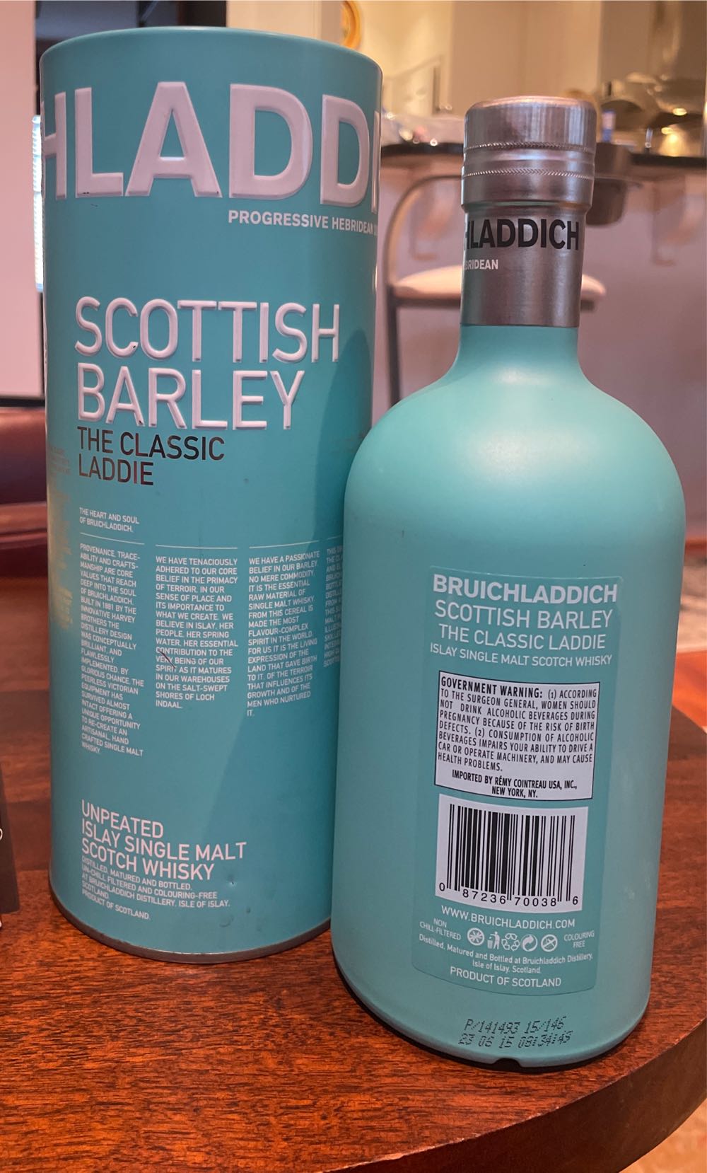 Bruichladdich Classic Laddie - Bruichladdich Distillery (750 mL) alcohol collectible [Barcode 087236700386] - Main Image 3