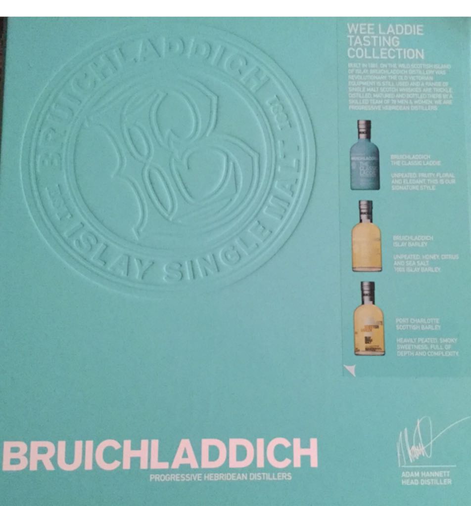 Bruichladdich Islay 3 Bottle Sampler - Bruichladdich Distillery (200 mL) alcohol collectible [Barcode 087236700669] - Main Image 2