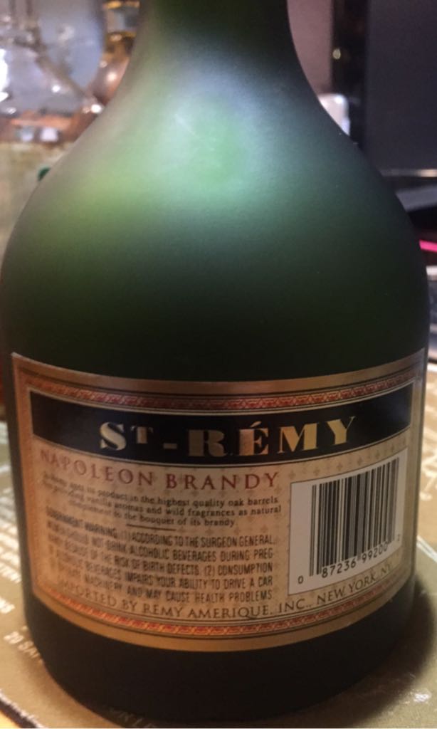 St Remy - Distillerie St Remy (50 mL) alcohol collectible [Barcode 087236992002] - Main Image 2
