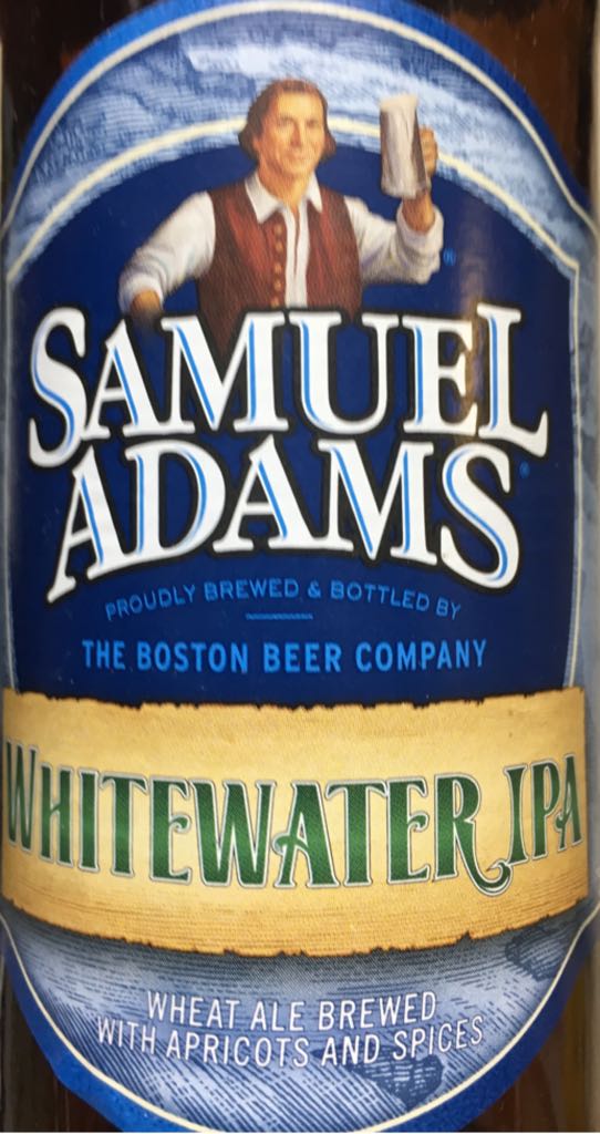 Whitewater IPA - Boston Beer Co / Samuel Adams (12 fl. oz.) alcohol collectible [Barcode 087692041009] - Main Image 1