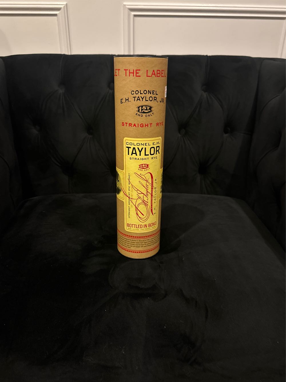 Colonel E.H. Taylor Straight Rye Whiskey - Buffalo Trace Distillery (750mL) alcohol collectible [Barcode 088004005504] - Main Image 3