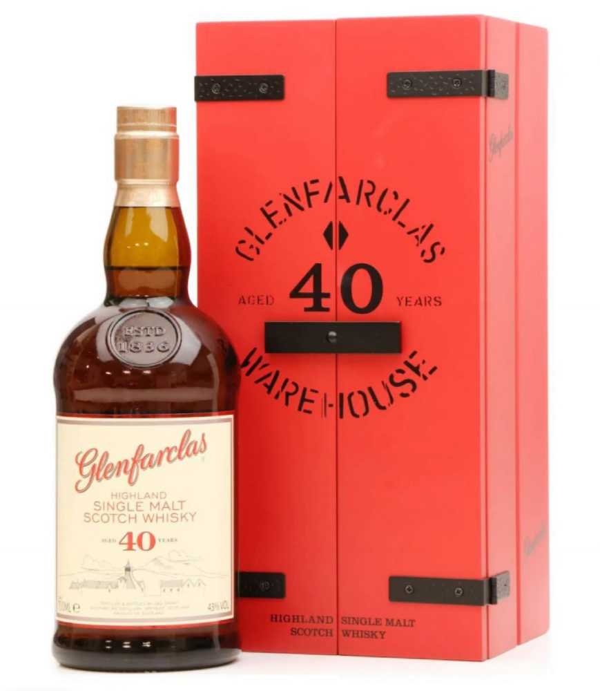 Glenfarclas 40 Years Old - Warehouse - Glenfarclas (750 mL) alcohol collectible [Barcode 088004005610] - Main Image 2