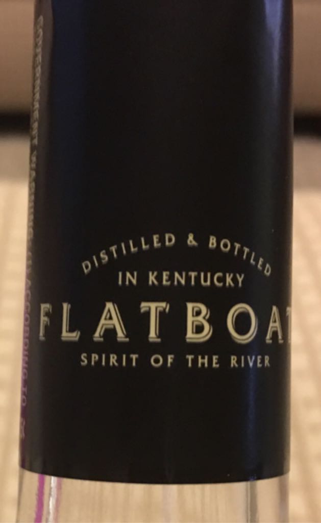Flatboat Spirit Of The River - The Founders Company (750mL) alcohol collectible [Barcode 088004022358] - Main Image 2
