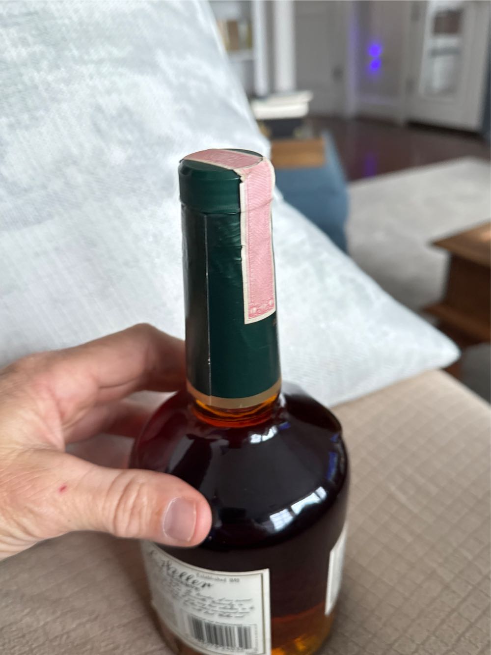 W. L. Weller Special Reserve 1993 - W. L. Weller and Sons (750 mL) alcohol collectible [Barcode 088004025731] - Main Image 4