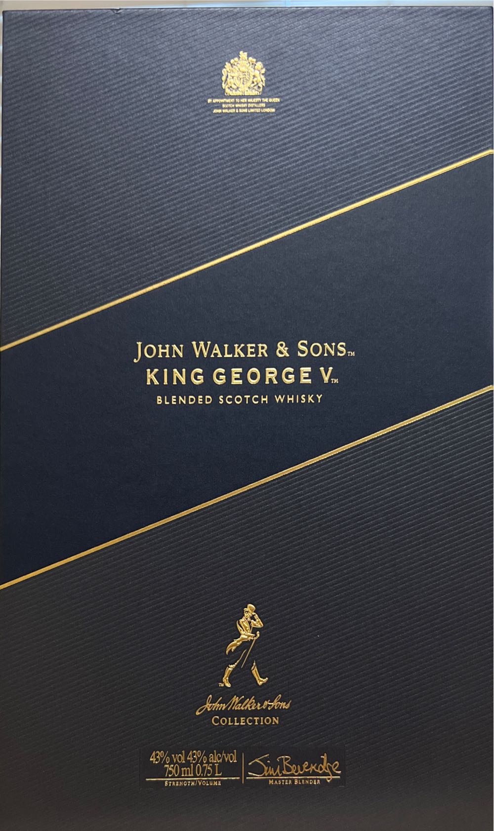 Johnnie Walker: King George V - John Walker & Sons (750 mL) alcohol collectible [Barcode 088076171480] - Main Image 3