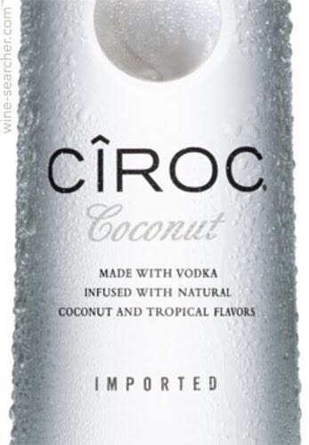Ciroc Coconut  - Ciroc Distilling Company (1 L) alcohol collectible [Barcode 088076174962] - Main Image 2