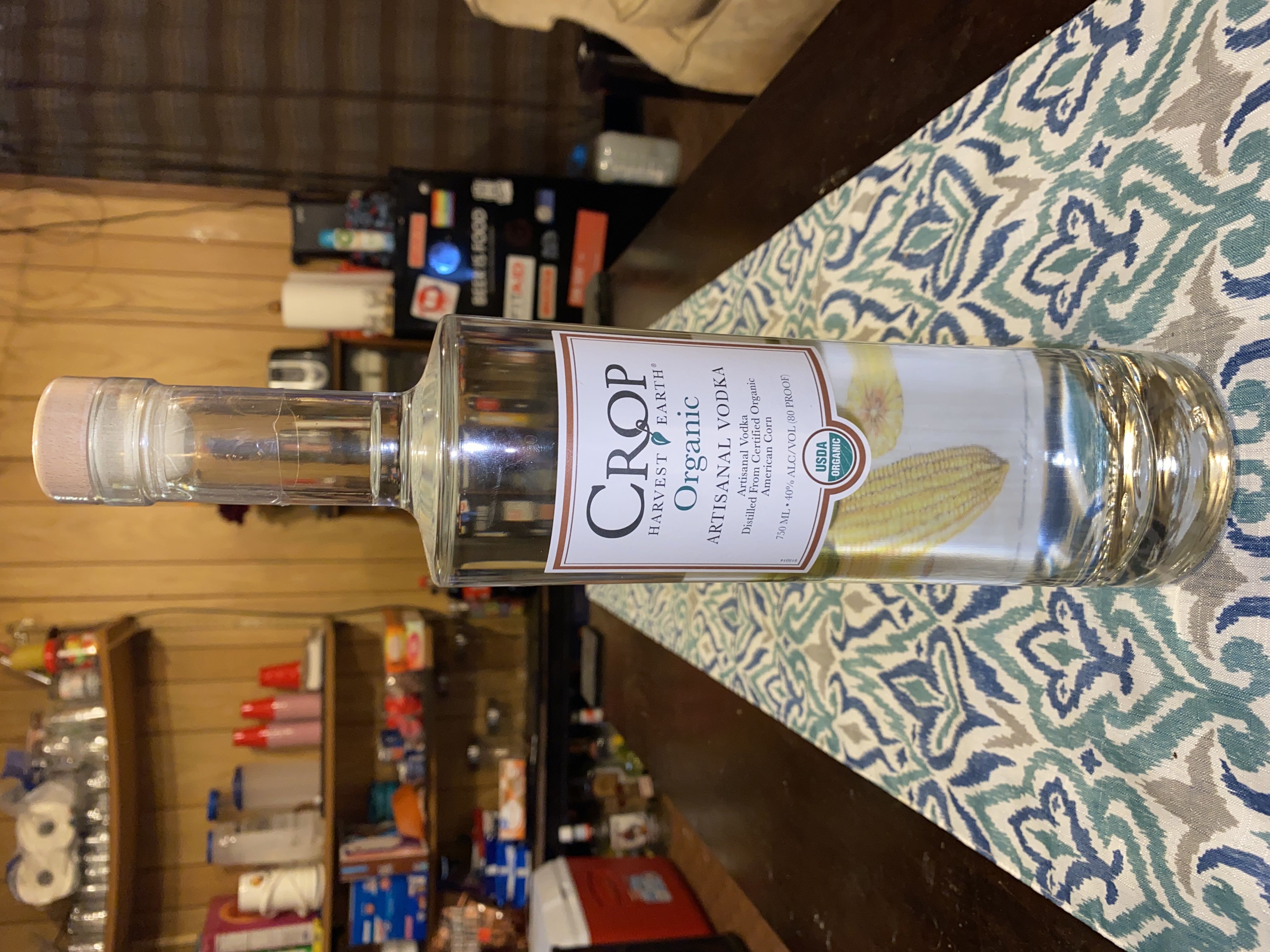 Crop Harvest Earth Organic Artisanal Vodka - n/a (750 mL) alcohol collectible [Barcode 039383007863] - Main Image 2