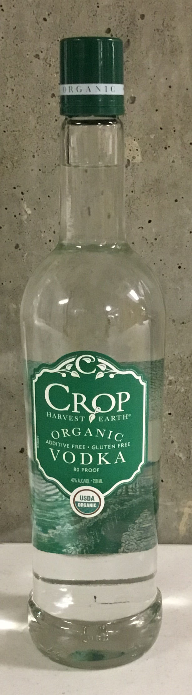 Crop Harvest Earth Organic Artisanal Vodka - n/a (750 mL) alcohol collectible [Barcode 039383007863] - Main Image 4