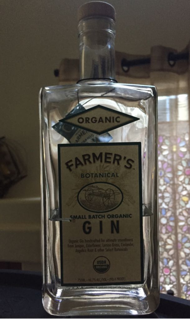 Farmers Botanical Gin - Crop Harvest Earth (750 mL) alcohol collectible [Barcode 039383008570] - Main Image 1