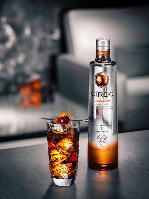 Ciroc Amaretto - Ciroc Distilling Company (750 mL) alcohol collectible [Barcode 088076178717] - Main Image 2