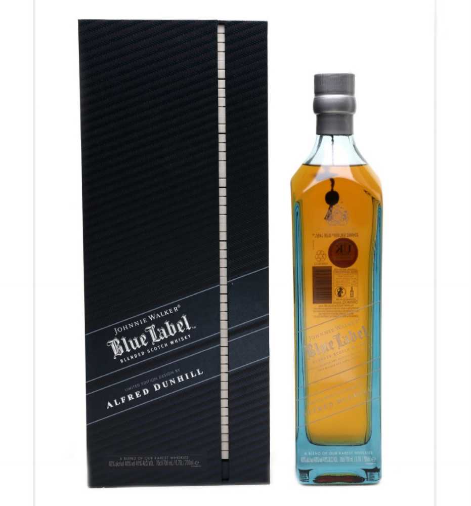 Johnnie Walker Blue Alfred Dunhill - Johnnie Walker & Sons (750mL) alcohol collectible [Barcode 088076179400] - Main Image 3