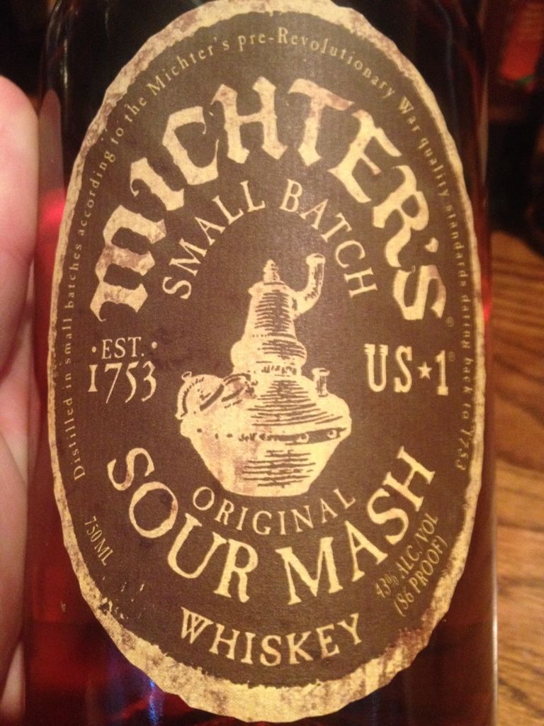 Michter’s Sour Mash - Michter’s Distillery (750mL) alcohol collectible [Barcode 039383009072] - Main Image 1