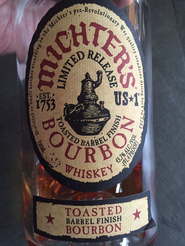 Michter’s Toasted Barrel Finish - Michter’s (750mL) alcohol collectible [Barcode 039383009850] - Main Image 1