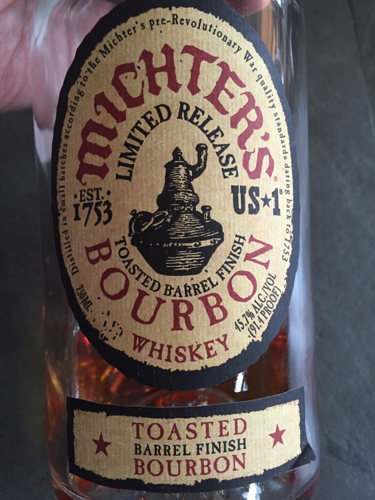 Michter’s Toasted Barrel Straight Bourbon - Michter’s (750mL) alcohol collectible [Barcode 039383009850] - Main Image 1
