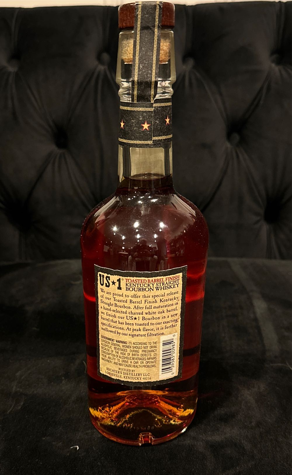 Michter’s Toasted Barrel Straight Bourbon - Michter’s (750mL) alcohol collectible [Barcode 039383009850] - Main Image 3