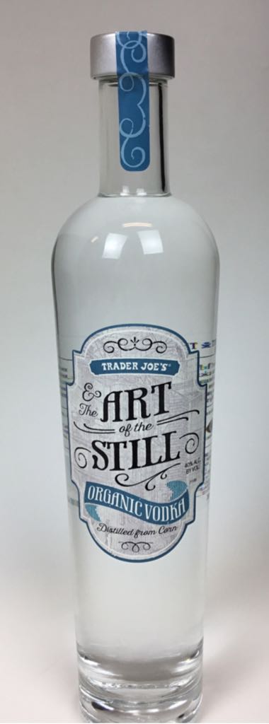 Trader Joe’s The Art Of The Still Organic Vodka - Custom Distilled Products (750 mL) alcohol collectible [Barcode 00578530] - Main Image 1
