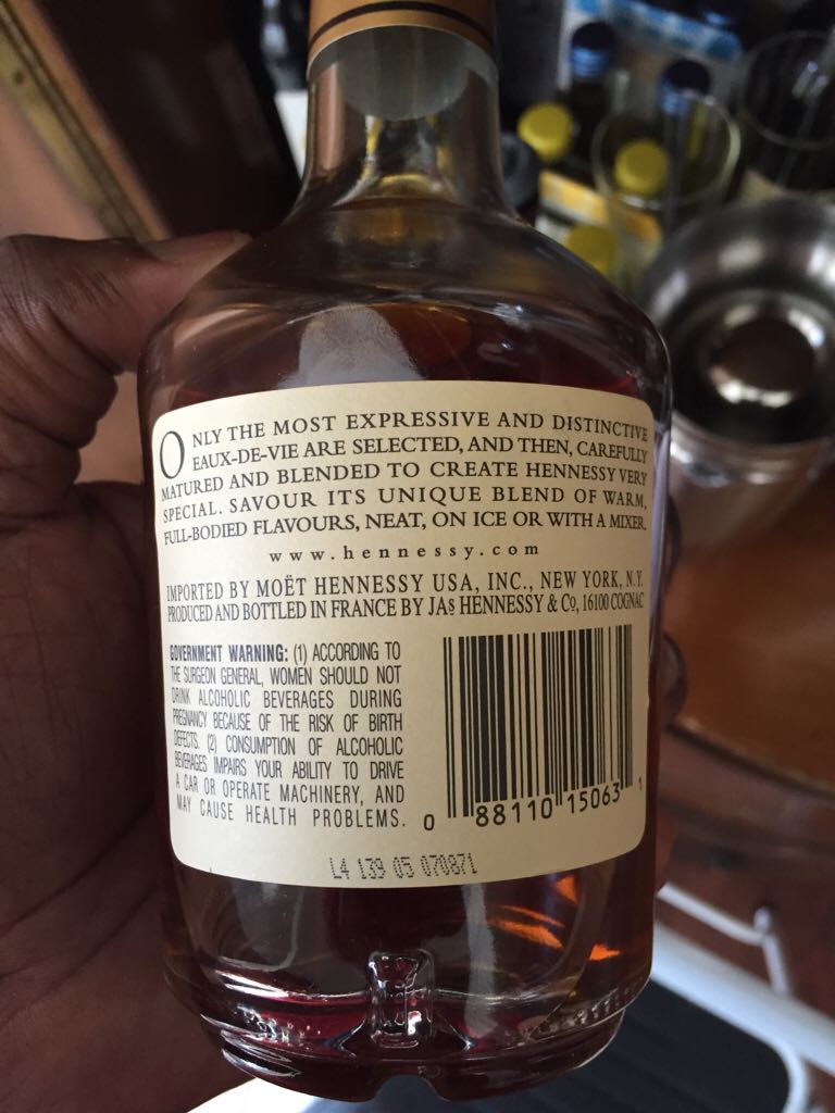 Hennessy Cognac - JAs Hennessy (375 mL) alcohol collectible [Barcode 088110150631] - Main Image 2