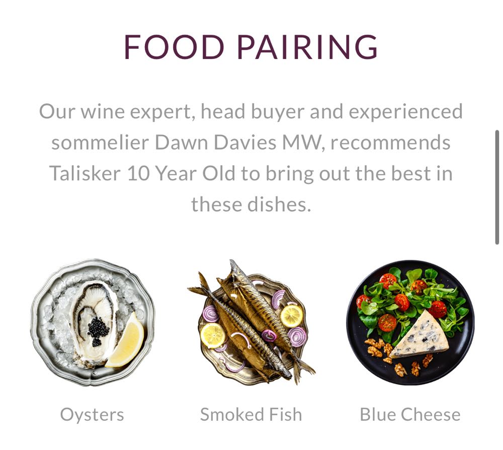 Talisker Aged 10 Yr - The Talisker Distillery (750 mL) alcohol collectible [Barcode 088110170059] - Main Image 3