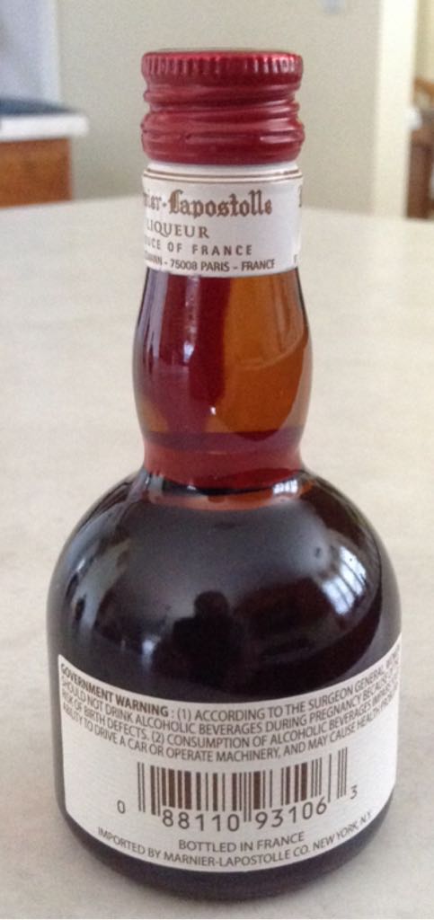 Grand Mariner - Marnier Lapostolle (50mL) alcohol collectible [Barcode 088110931063] - Main Image 2