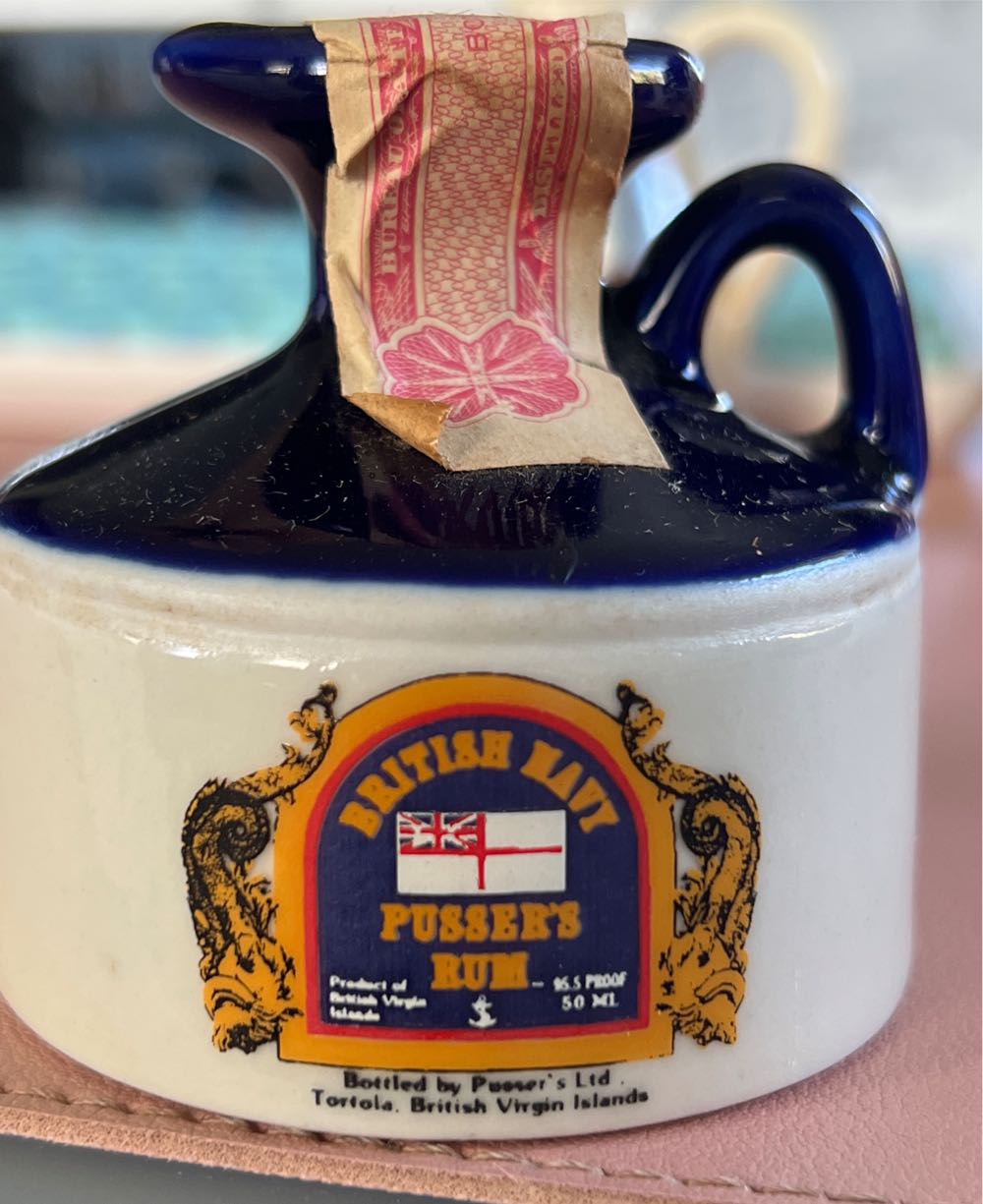 British Navy Pussers Rum - Pusser’s Rum Ltd. (50mL) alcohol collectible [Barcode 088320005042] - Main Image 3