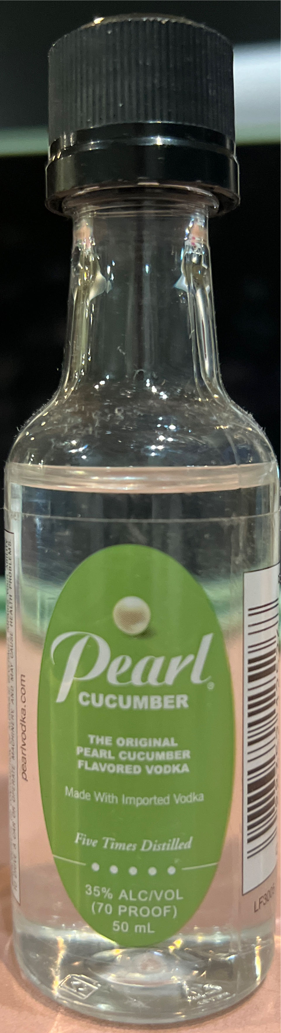 Cucumber Vodka - Pearl Spirits- St Louis- Mo (750 mL) alcohol collectible [Barcode 088352125275] - Main Image 2