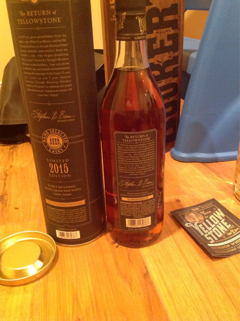 Yellowstone - Luxco (750 mL) alcohol collectible [Barcode 088352130767] - Main Image 2