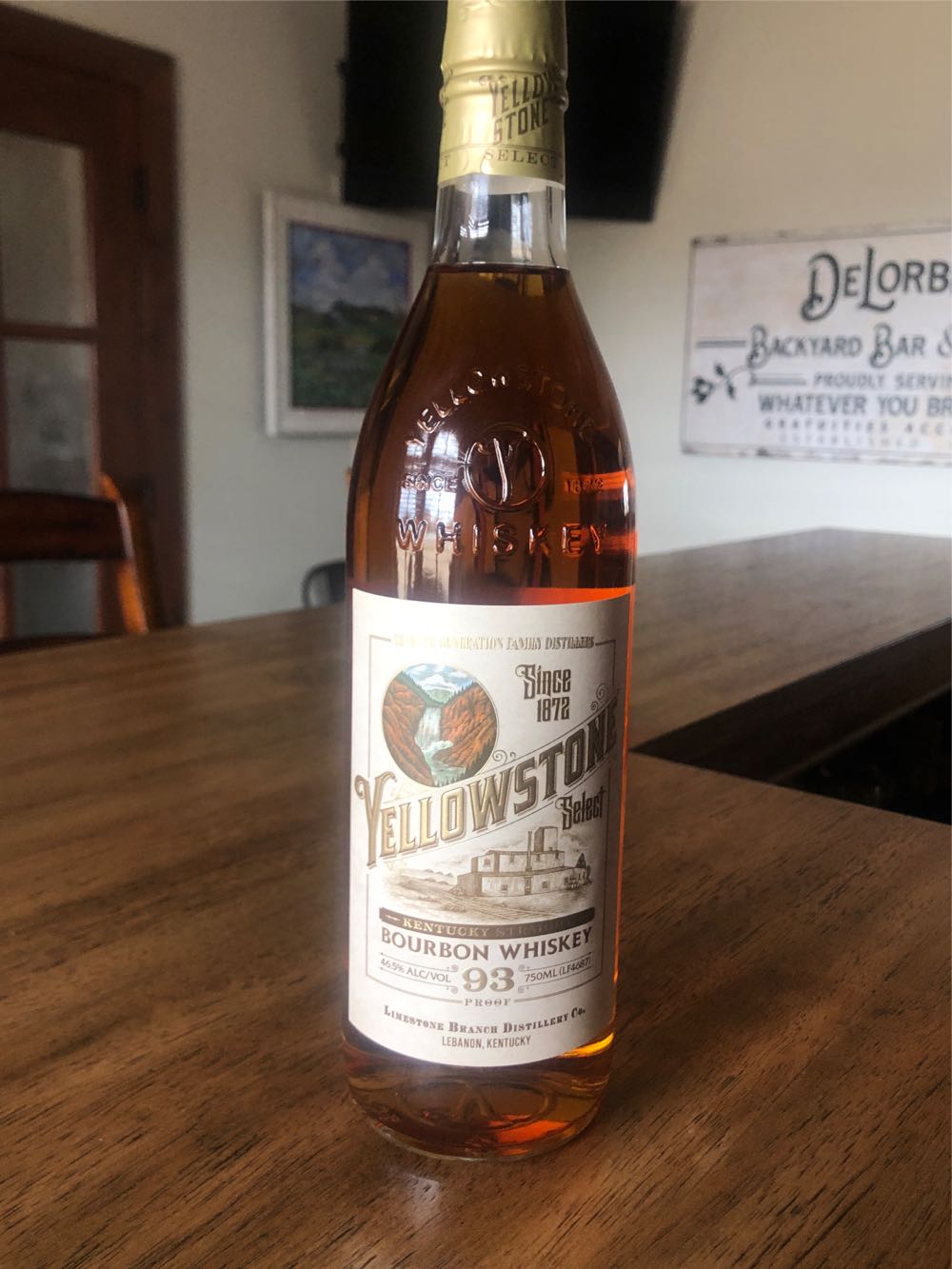 Yellowstone Select - Limestone Branch Distillery (750 mL) alcohol collectible [Barcode 088352130798] - Main Image 3