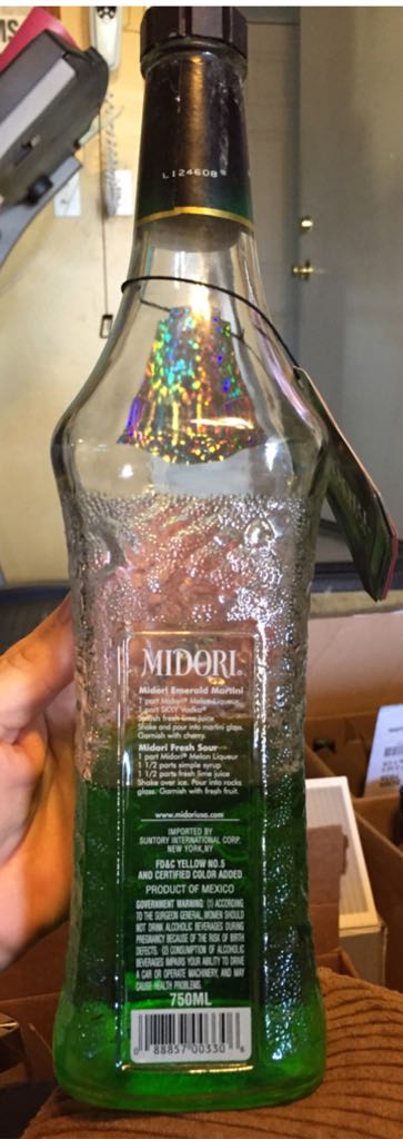 Midori Liqueur - Suntory (750mL) alcohol collectible [Barcode 088857003306] - Main Image 2