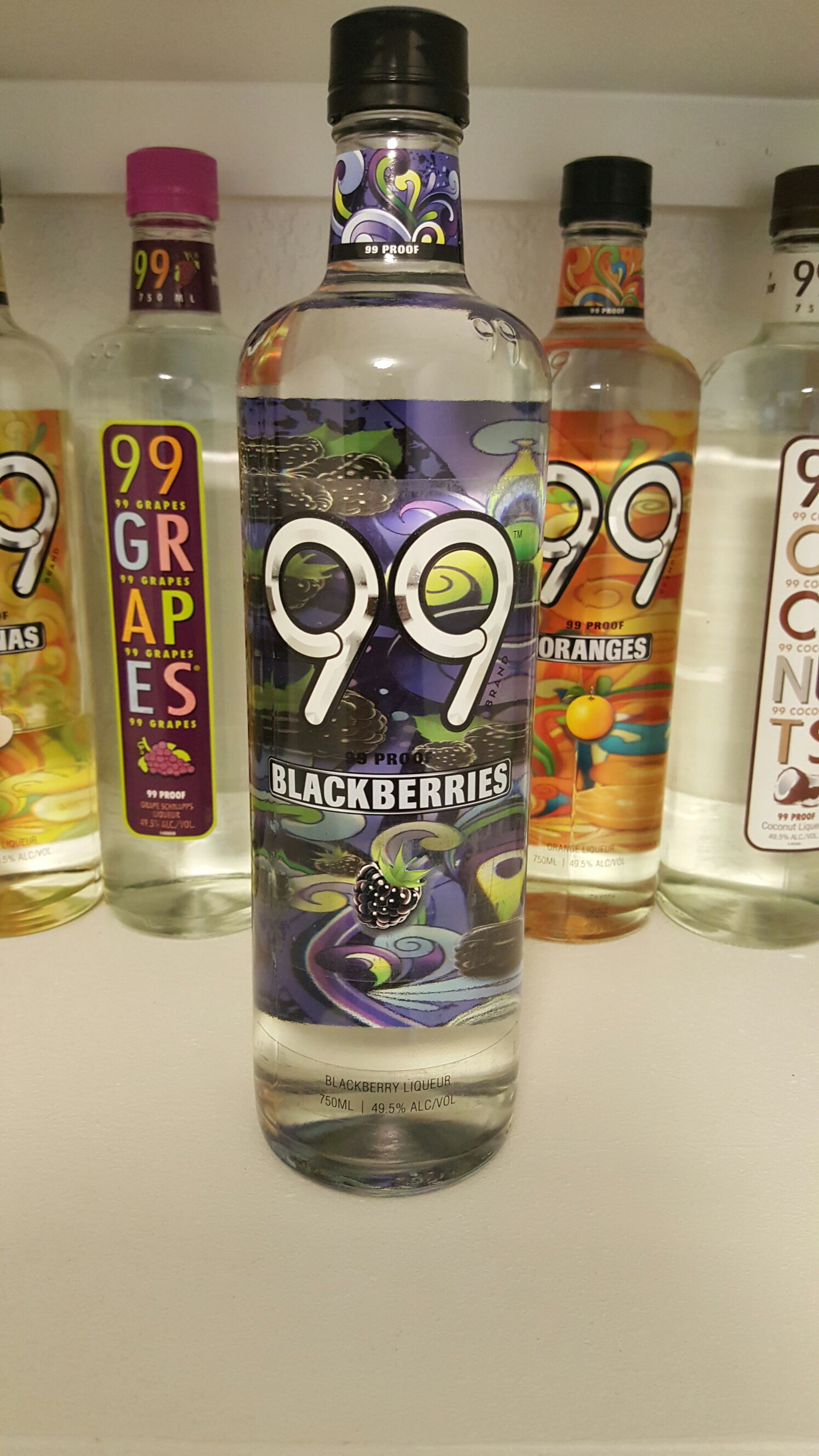 Johnnie Walker Whisky Black Label Art Deco 1L Full and