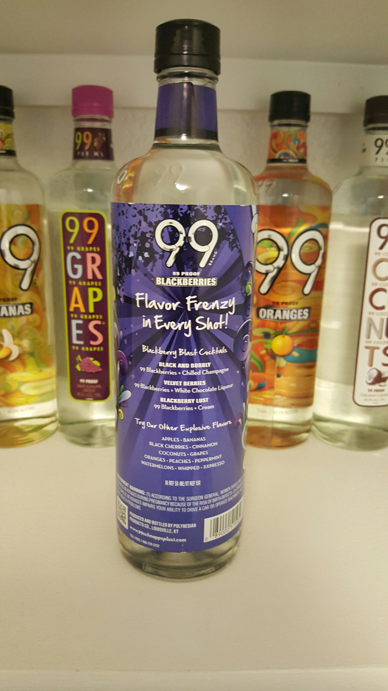 99 Blackberries - Polynesian Products Co. (750 mL) alcohol collectible [Barcode 089000515950] - Main Image 2