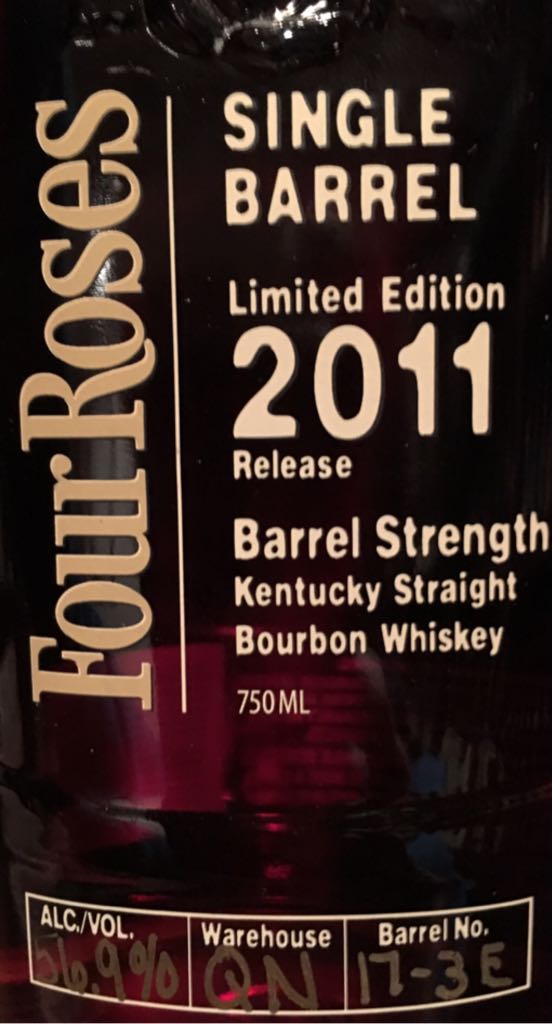 Four Roses Single Barrel LE 2011 - Four Roses (750 mL) alcohol collectible [Barcode 040063400102] - Main Image 1