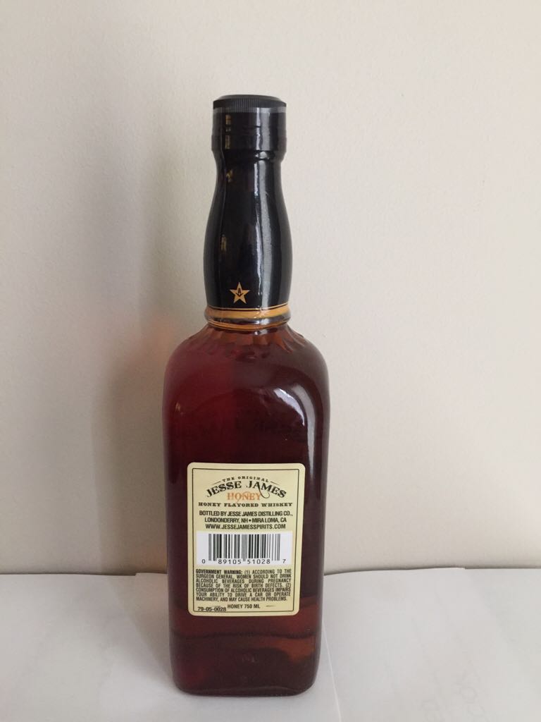Jesse James - Jesse James (750 mL) alcohol collectible [Barcode 089105510287] - Main Image 2