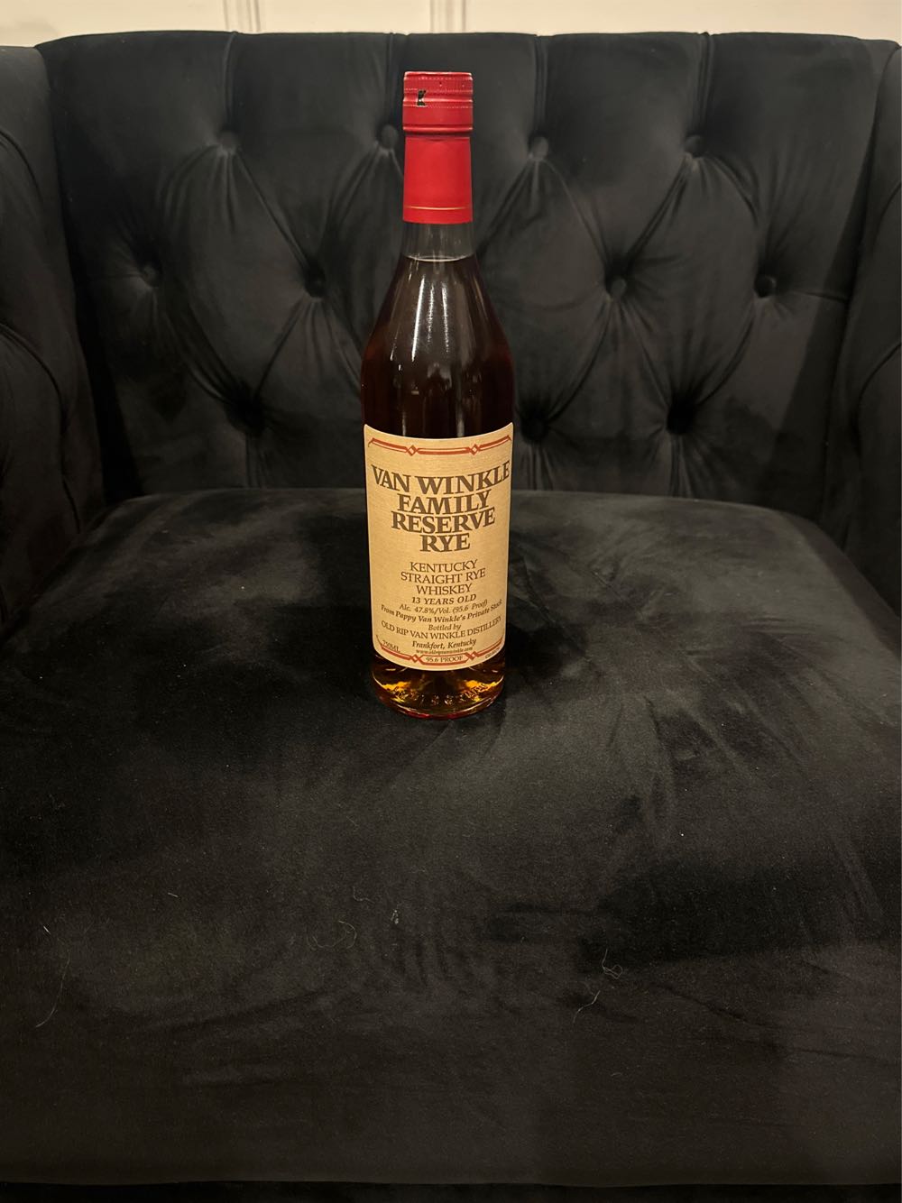 Van Winkle Family Reserve Rye 2022 - Buffalo Trace (750 mL) alcohol collectible [Barcode 089319123778] - Main Image 2
